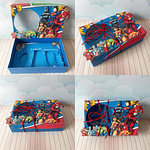 Arquivo de Corte Mini Confeiteiro Super Heróis - Páscoa