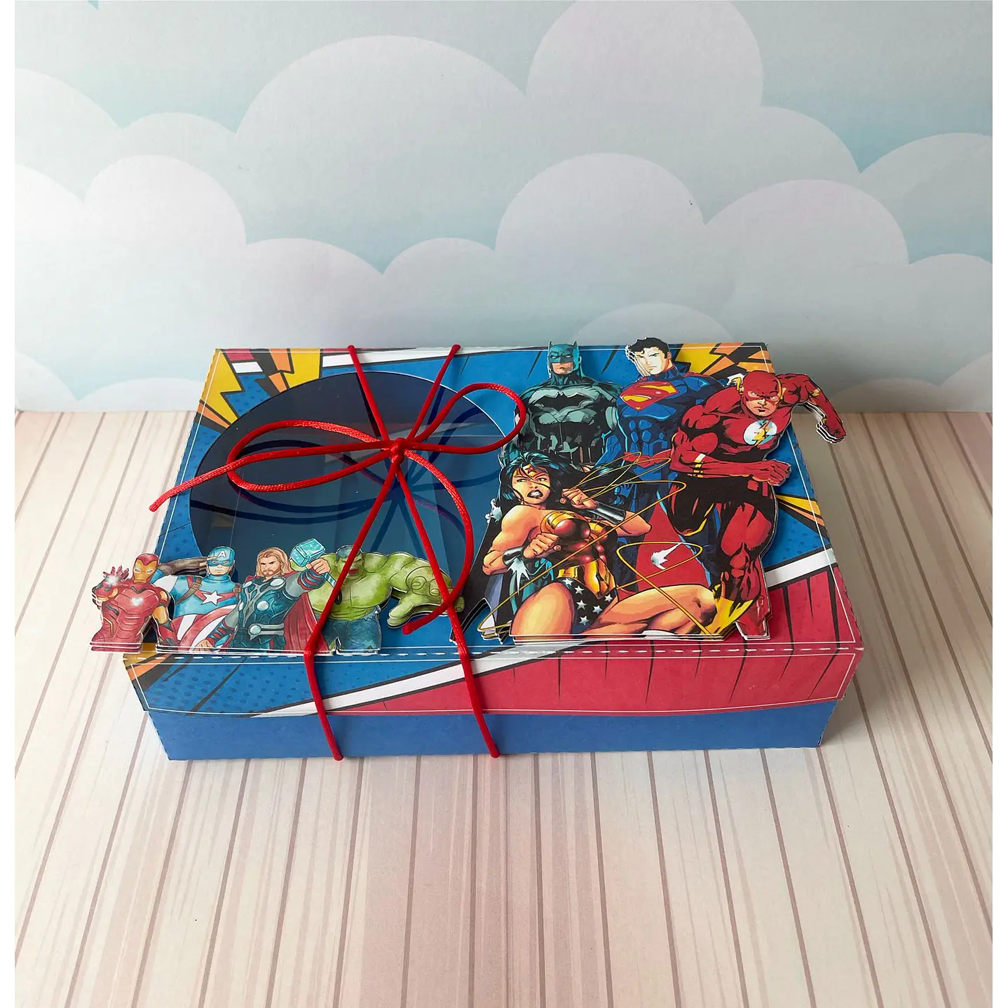 Arquivo de Corte Mini Confeiteiro Super Heróis - Páscoa 4