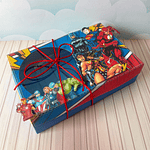 Arquivo de Corte Mini Confeiteiro Super Heróis - Páscoa