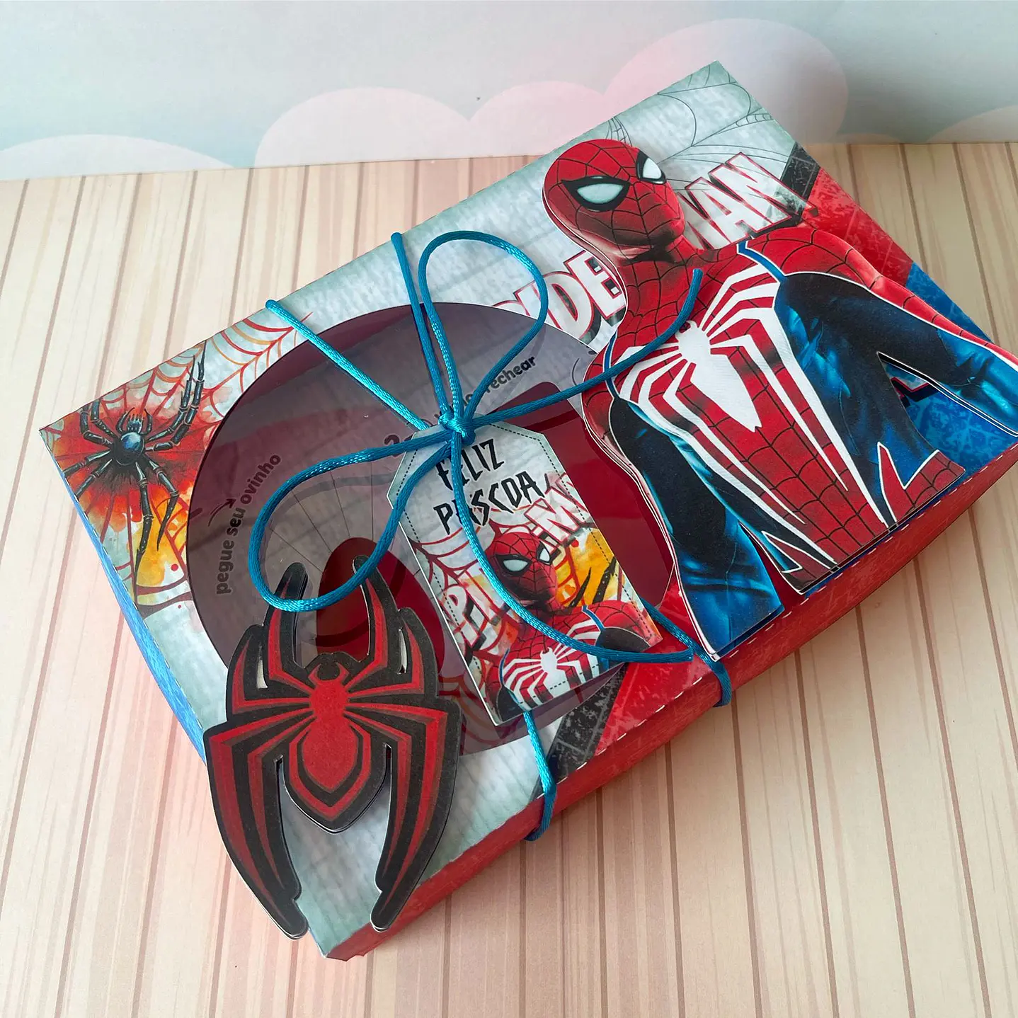 Arquivo de Corte Mini Confeiteiro Homem Aranha - Páscoa 4