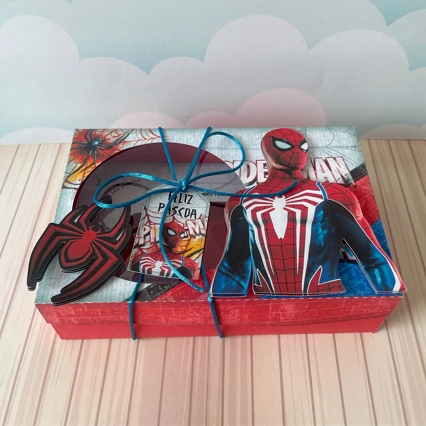 Arquivo de Corte Mini Confeiteiro Homem Aranha - Páscoa 5