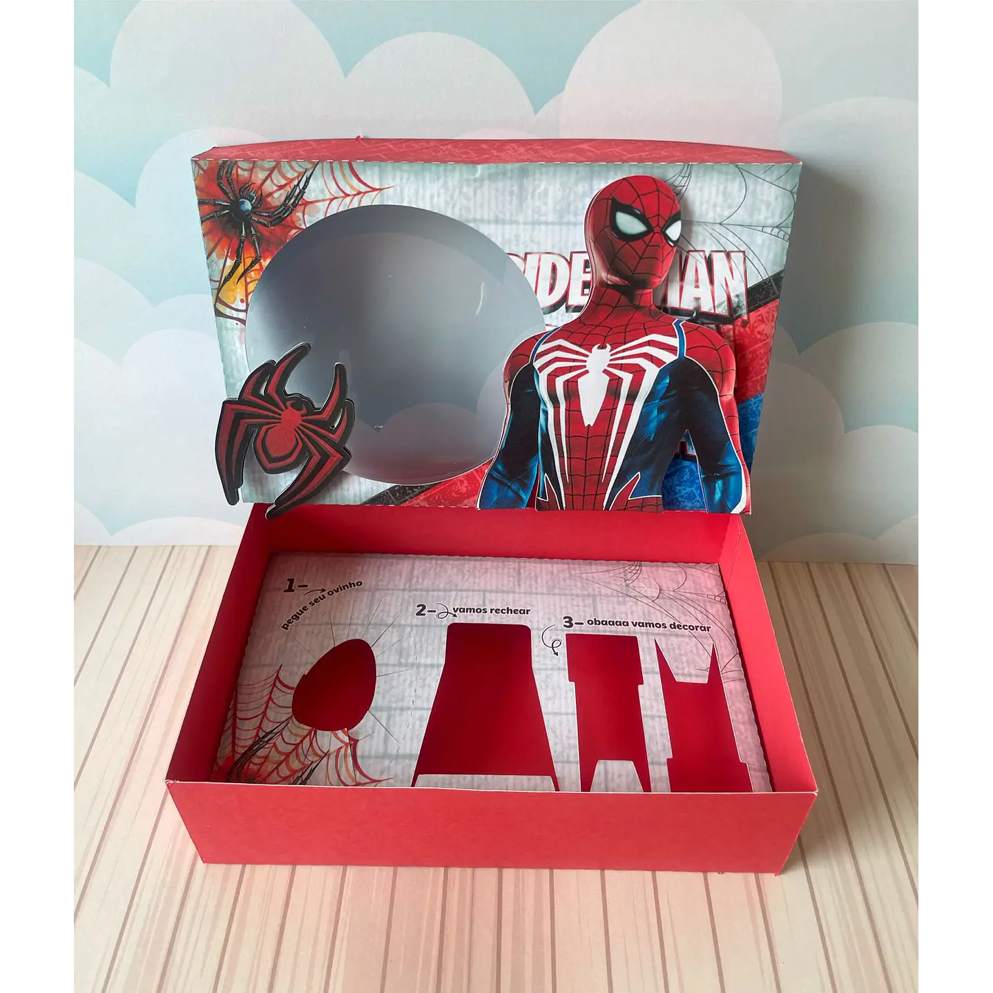 Arquivo de Corte Mini Confeiteiro Homem Aranha - Páscoa 2