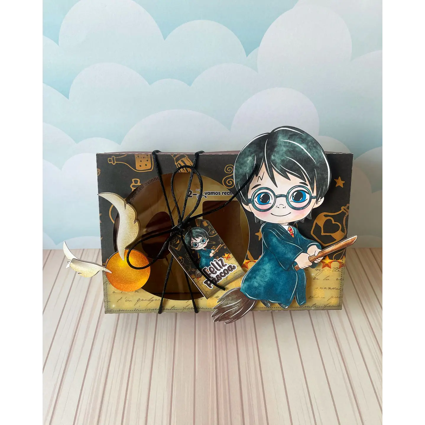 Arquivo de Corte Mini Confeiteiro Harry Potter - Páscoa 3