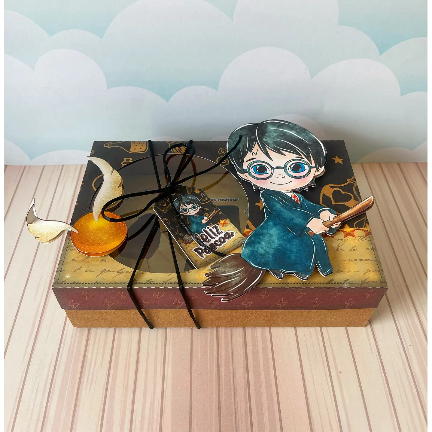 Arquivo de Corte Mini Confeiteiro Harry Potter - Páscoa 4