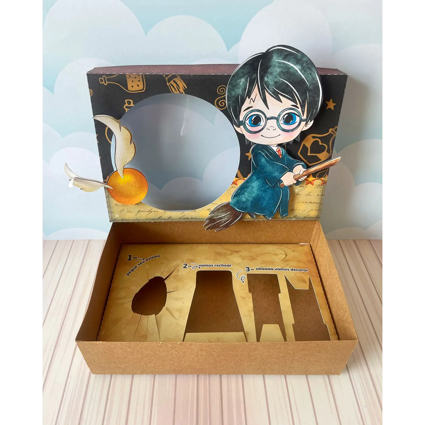 Arquivo de Corte Mini Confeiteiro Harry Potter - Páscoa 2
