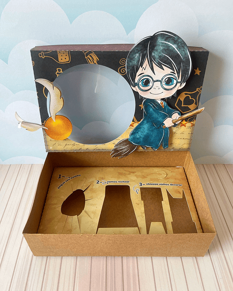 Arquivo de Corte Mini Confeiteiro Harry Potter - Páscoa