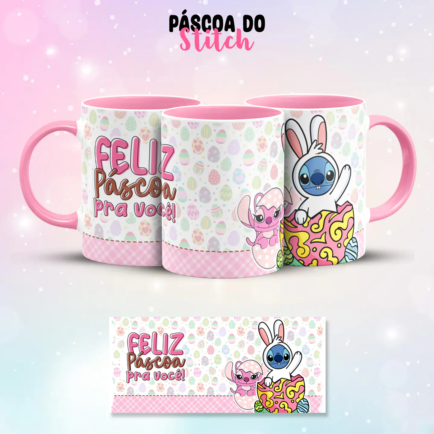 Artes Canecas Stitch Páscoa 8