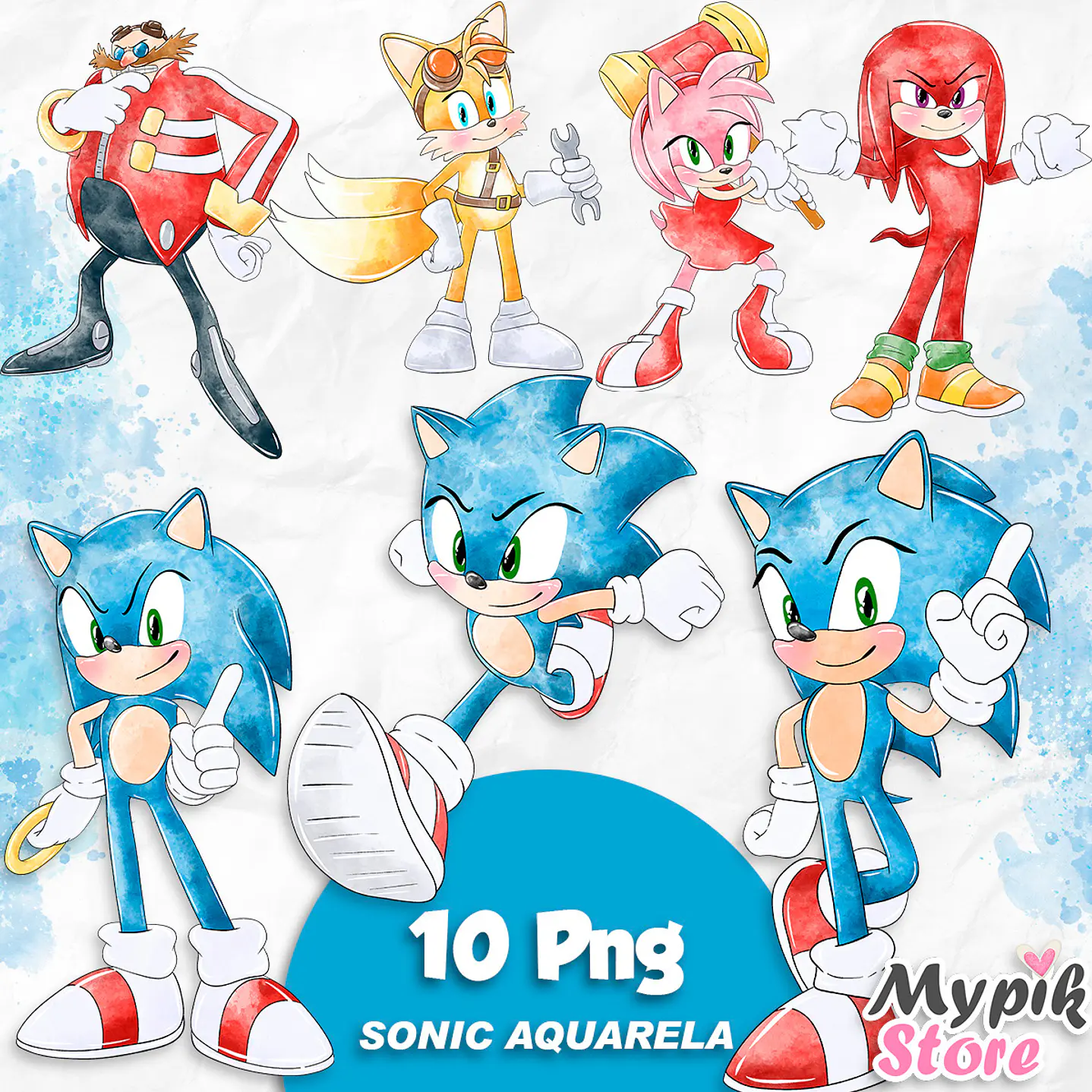 Kit Digital Sonic Aquarela  1