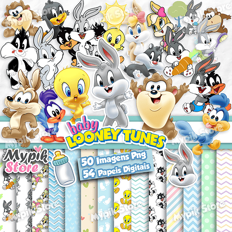 Kit Digital Baby Looney Tunes 