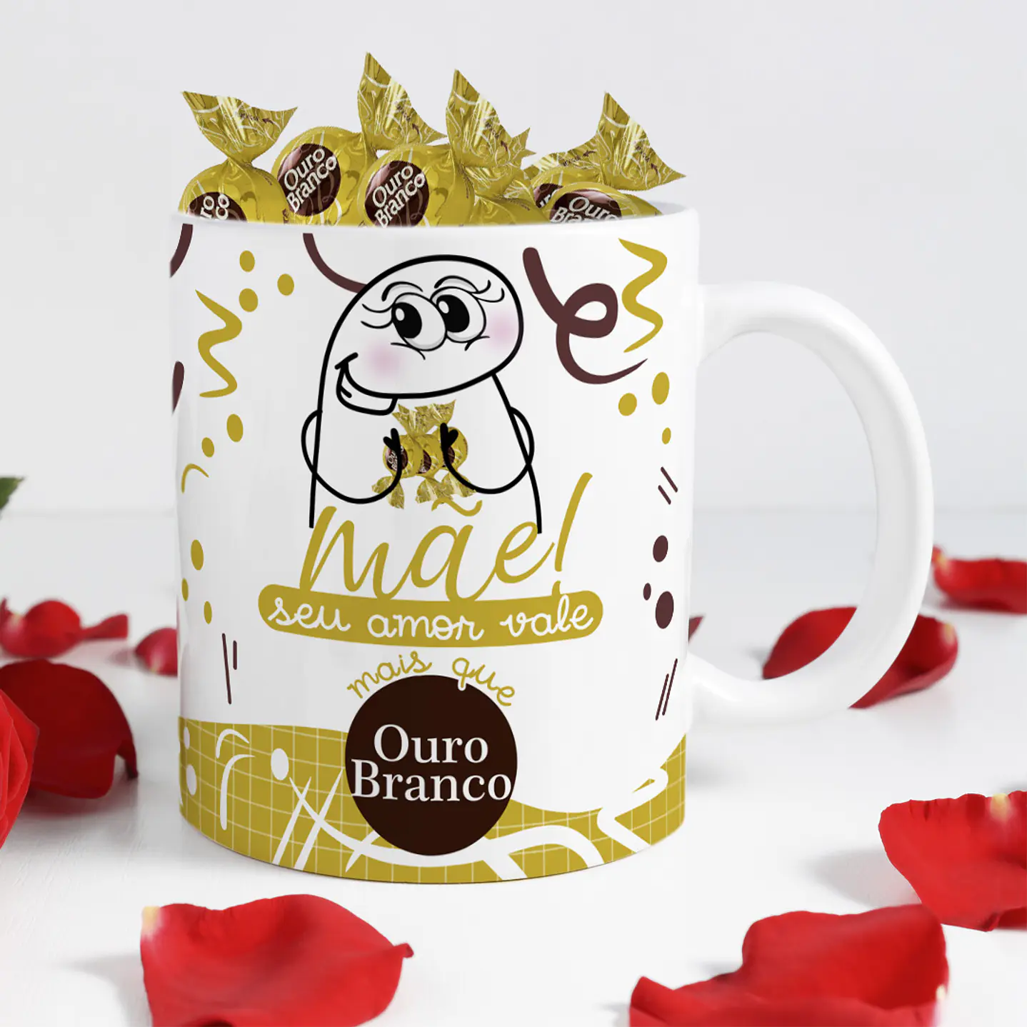 14 Artes Canecas Dia das Mães Flork chocolate PNG e CDR Editável 11