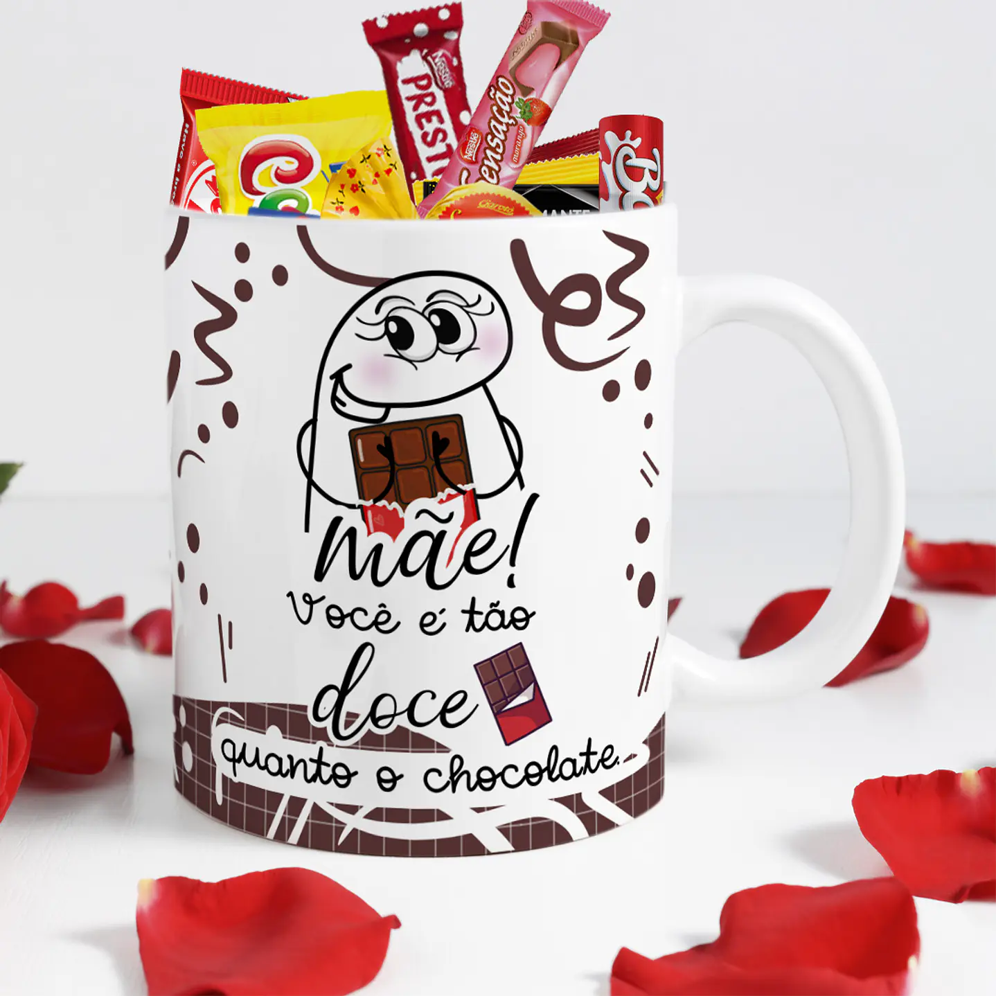 14 Artes Canecas Dia das Mães Flork chocolate PNG e CDR Editável 15