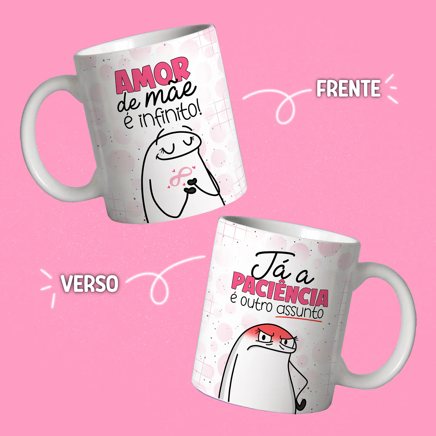 25 Artes Canecas Dia das Mães Flork mais 84 Elementos PNG 10