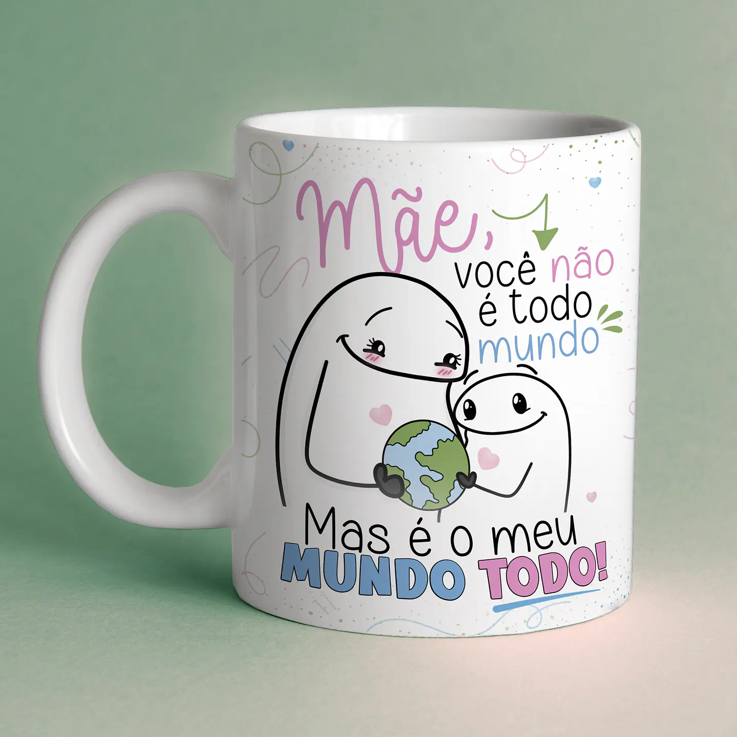 25 Artes Canecas Dia das Mães Flork mais 84 Elementos PNG 23