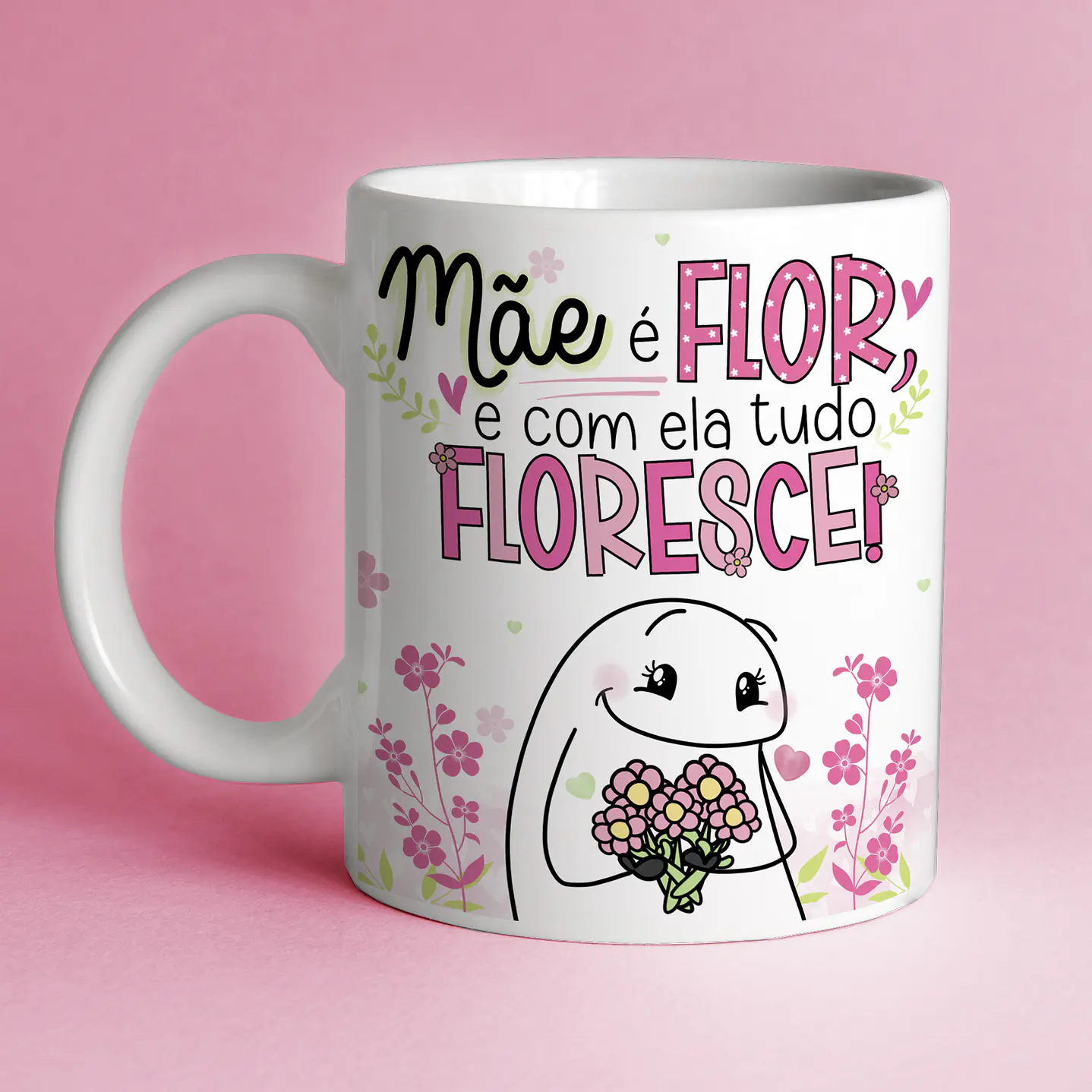 25 Artes Canecas Dia das Mães Flork mais 84 Elementos PNG 25