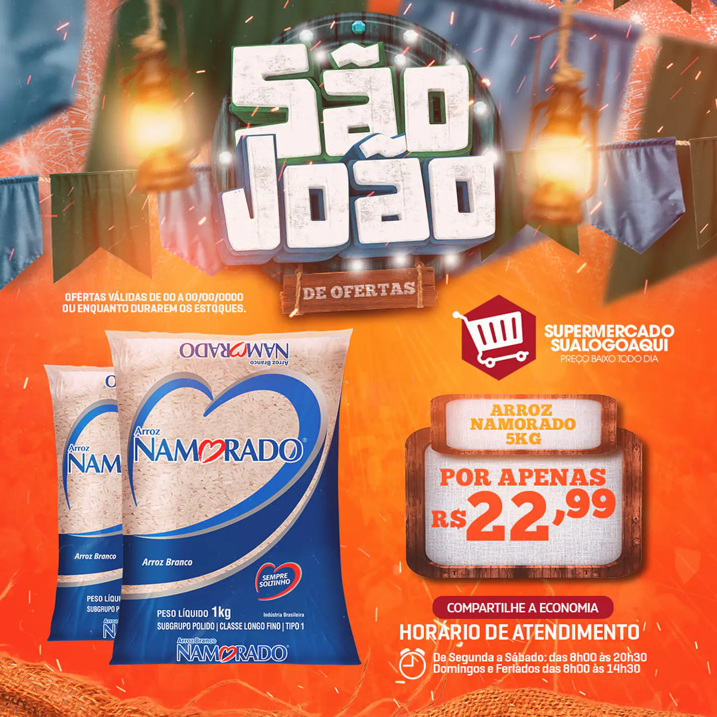 90 Artes Editável Eventos São João PSD Photoshop - Festa Junina  3