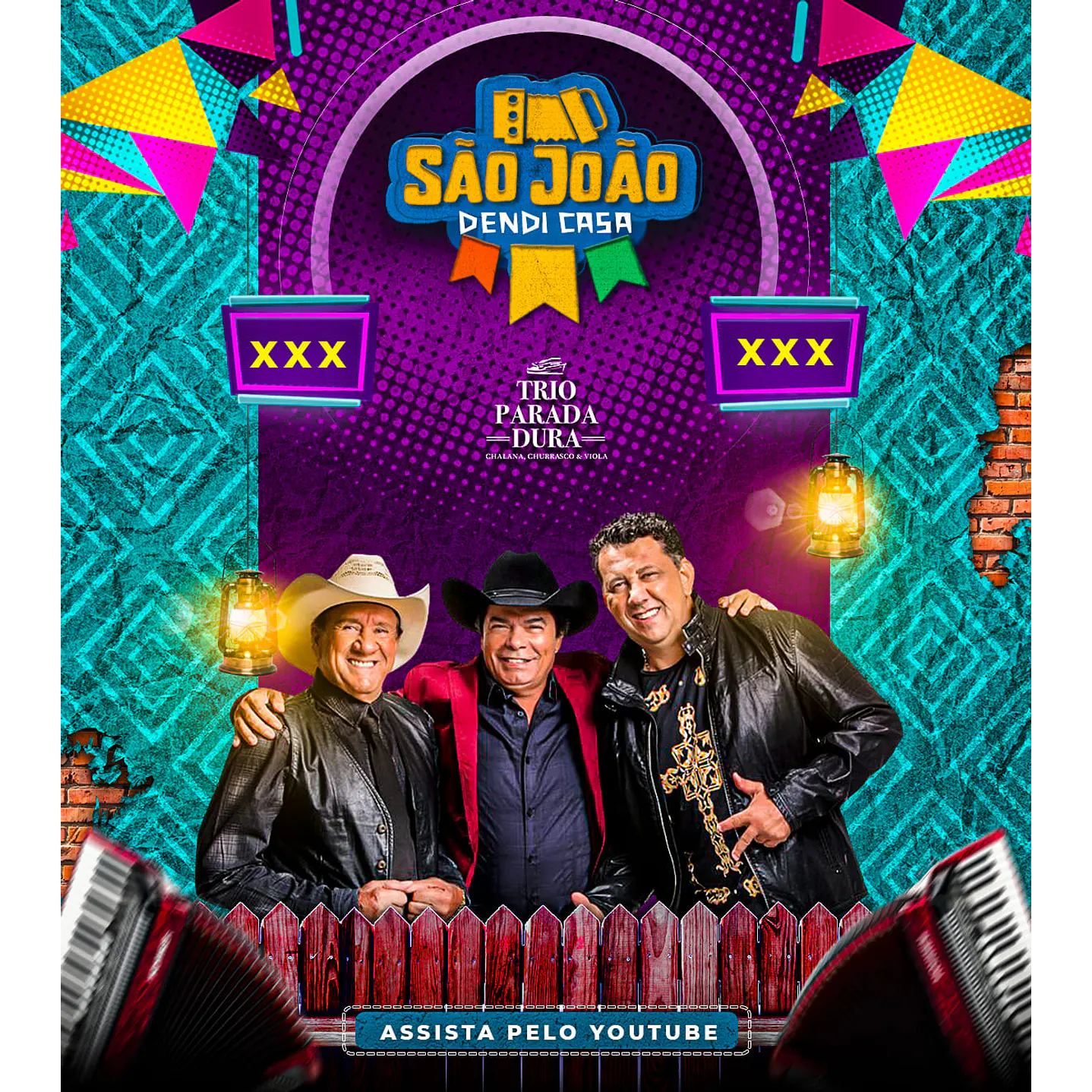 90 Artes Editável Eventos São João PSD Photoshop - Festa Junina  12