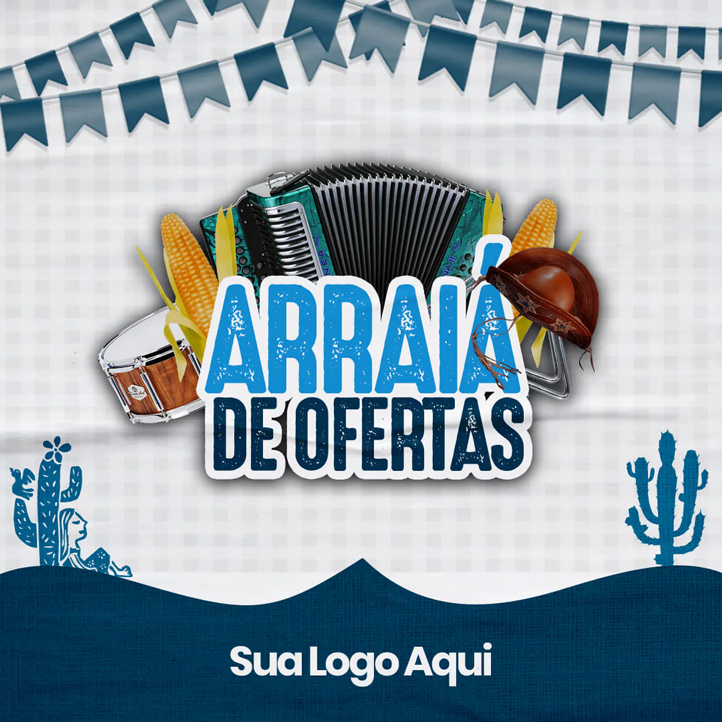 90 Artes Editável Eventos São João PSD Photoshop - Festa Junina  18