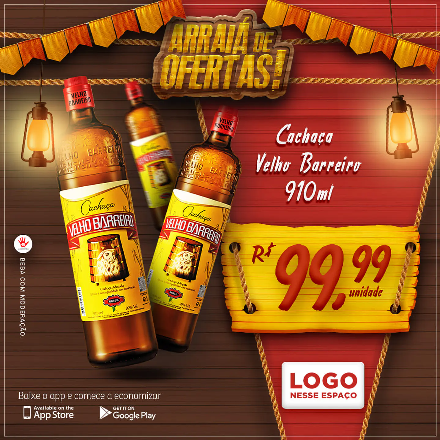 90 Artes Editável Eventos São João PSD Photoshop - Festa Junina  24