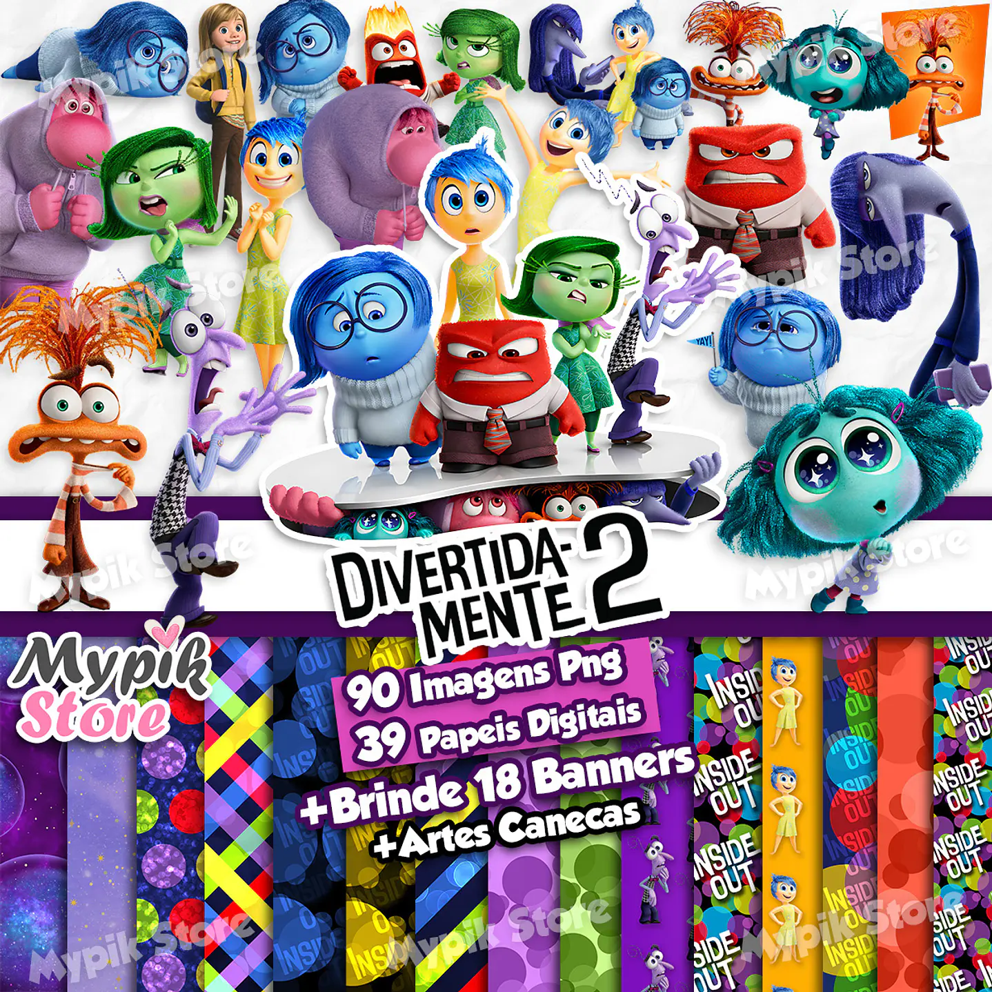 Kit Digital Divertida Mente 2 Imagens PNG 32
