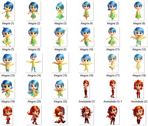 Kit Digital Divertida Emoções - Inspirado em Divertida Mente 2 