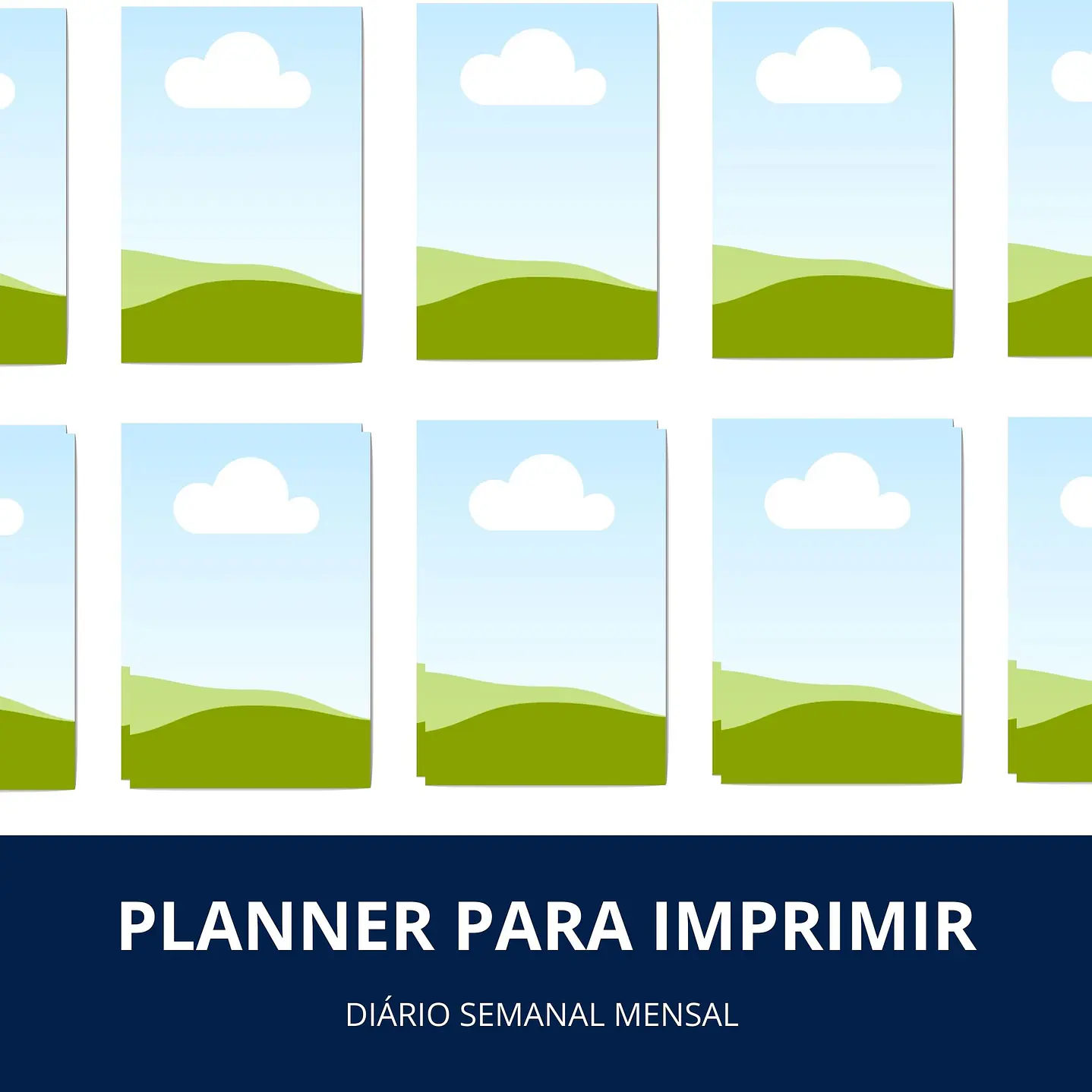 25 Mockups para Agendas ou Planners Editáveis com Canva  2