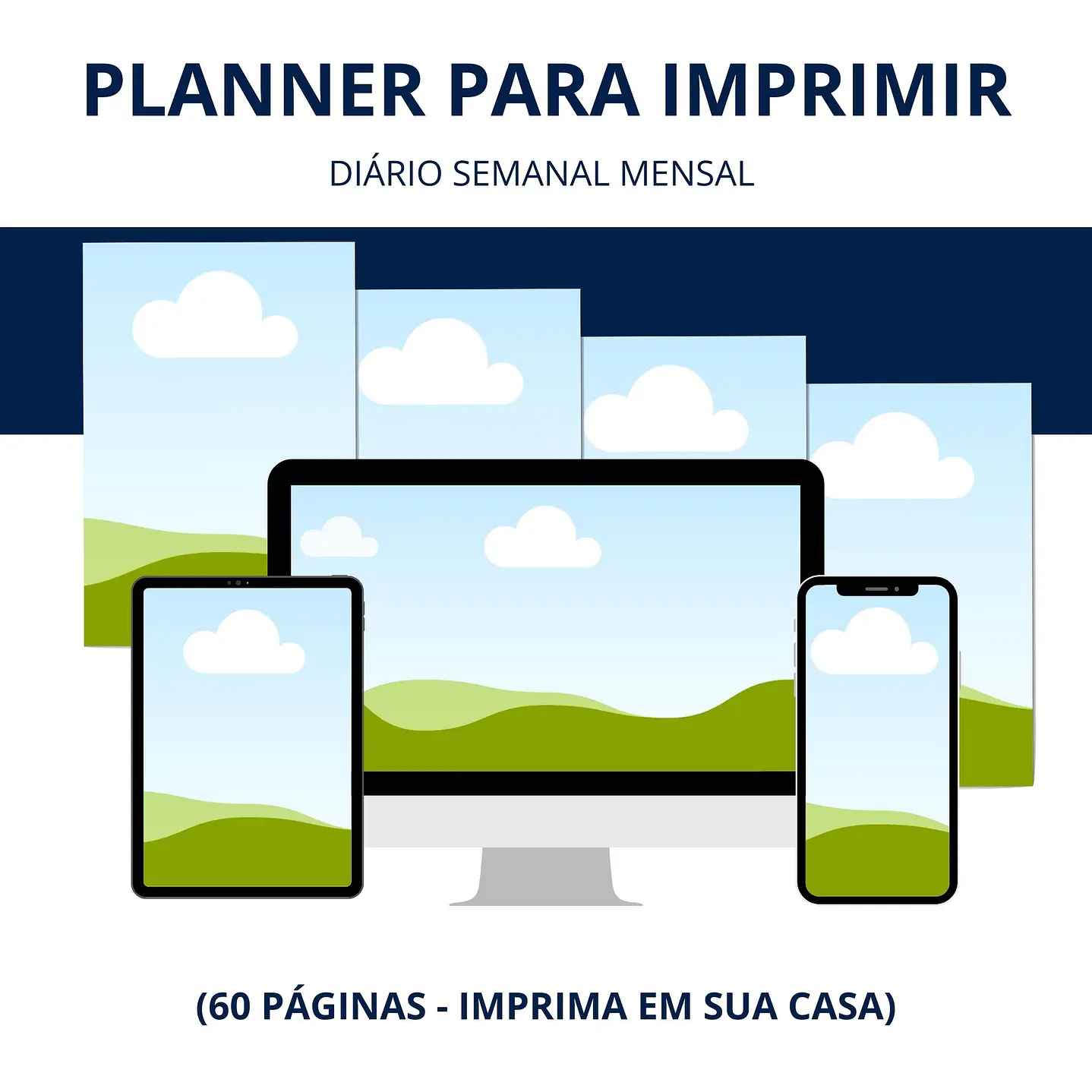 25 Mockups para Agendas ou Planners Editáveis com Canva  4