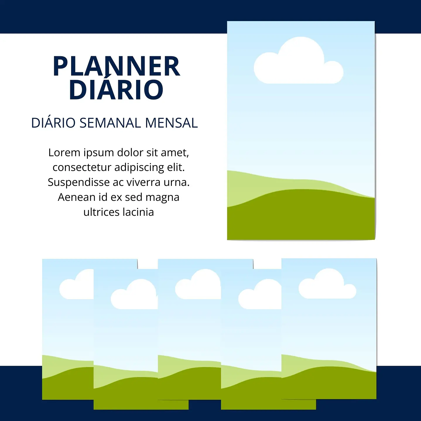 25 Mockups para Agendas ou Planners Editáveis com Canva  14