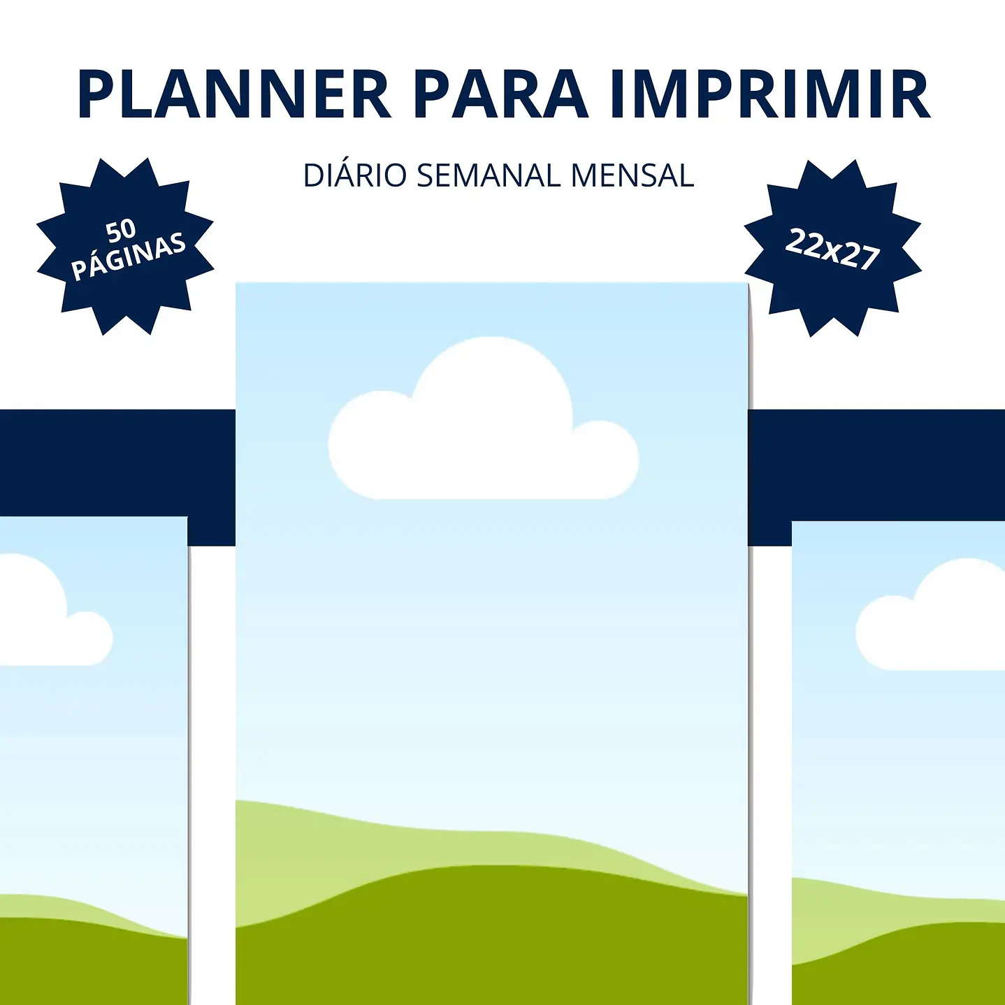 25 Mockups para Agendas ou Planners Editáveis com Canva  15