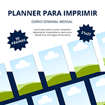 25 Mockups para Agendas ou Planners Editáveis com Canva 