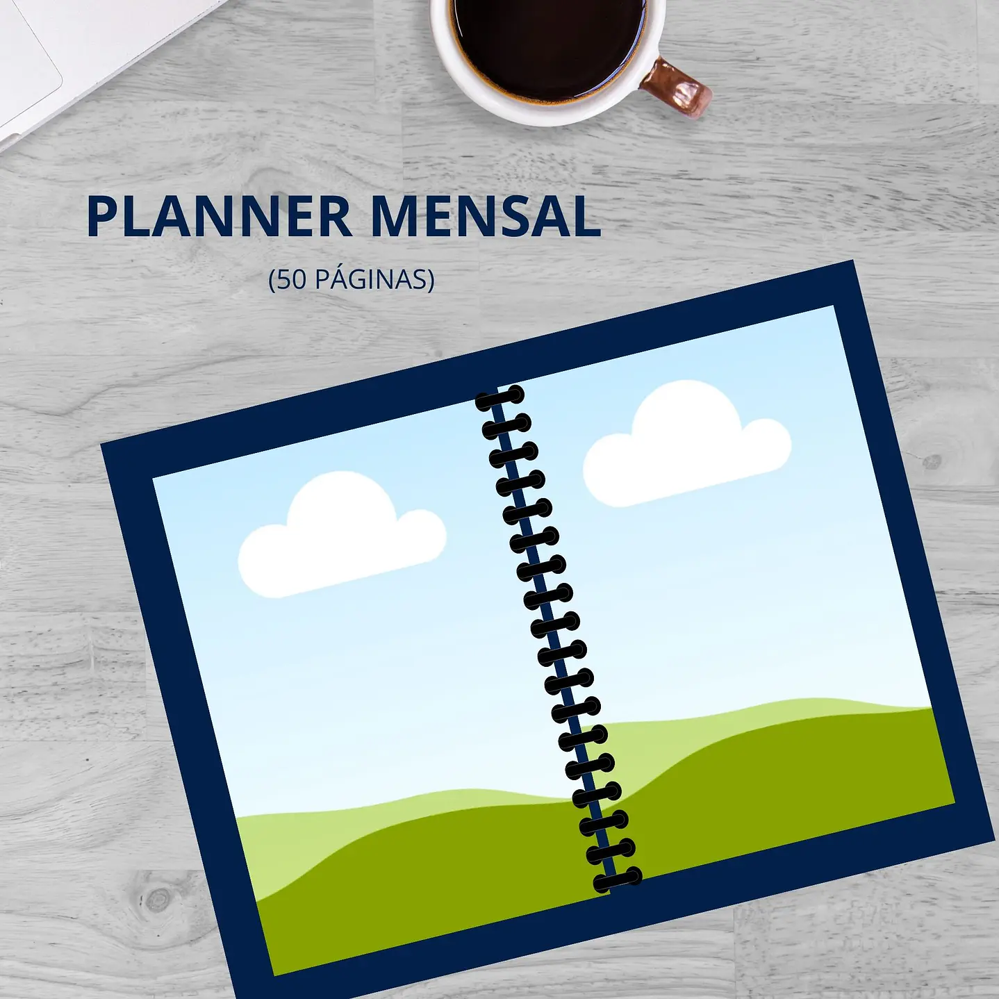 25 Mockups para Agendas ou Planners Editáveis com Canva  17