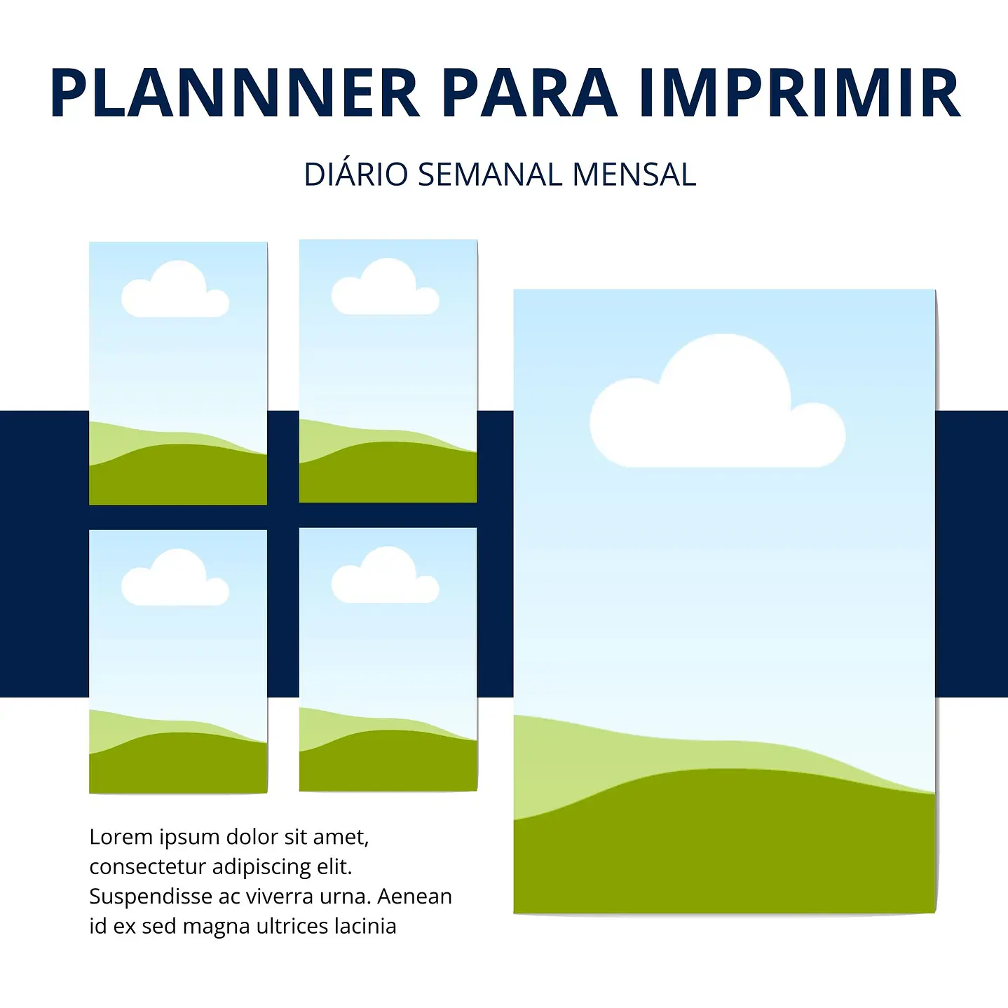 25 Mockups para Agendas ou Planners Editáveis com Canva  18