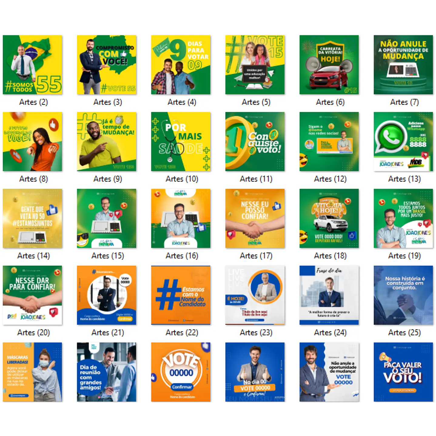 Pack do Candidato Editável com Canva - Políticas Eleições 2024  5