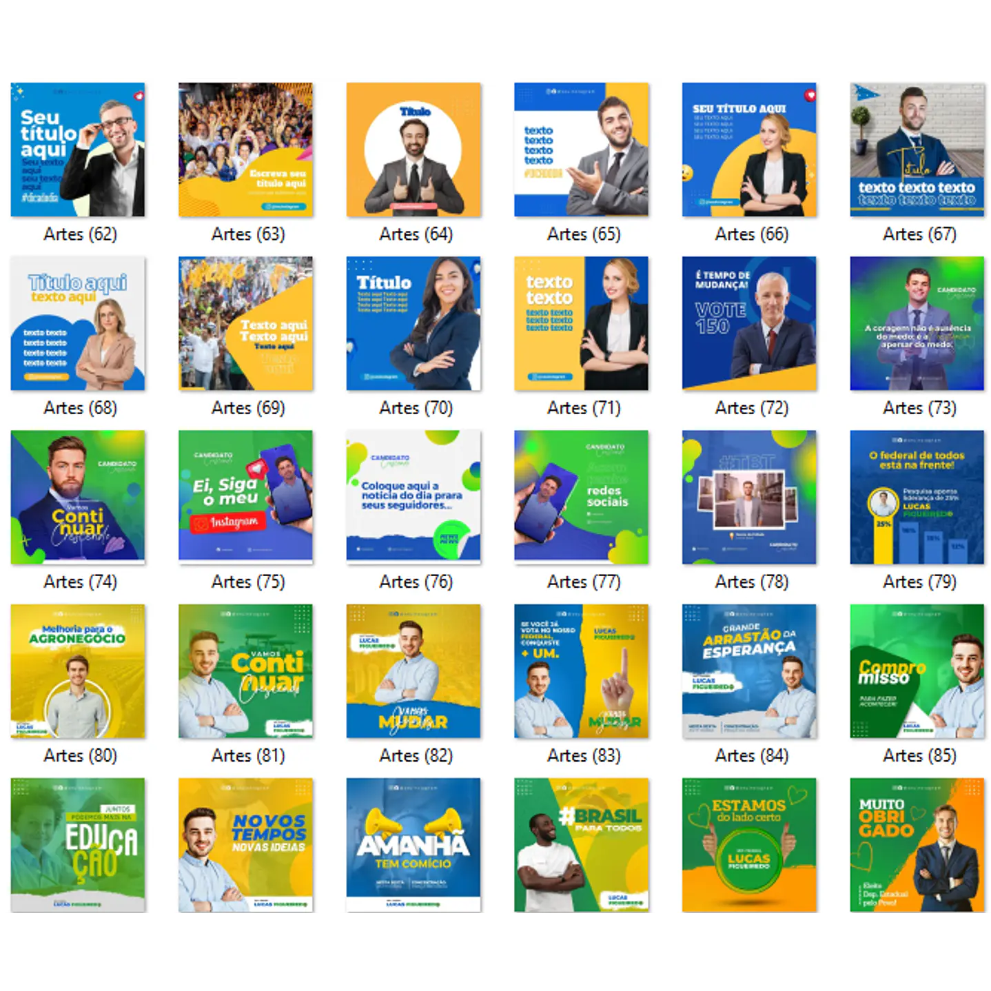 Pack do Candidato Editável com Canva - Políticas Eleições 2024  7