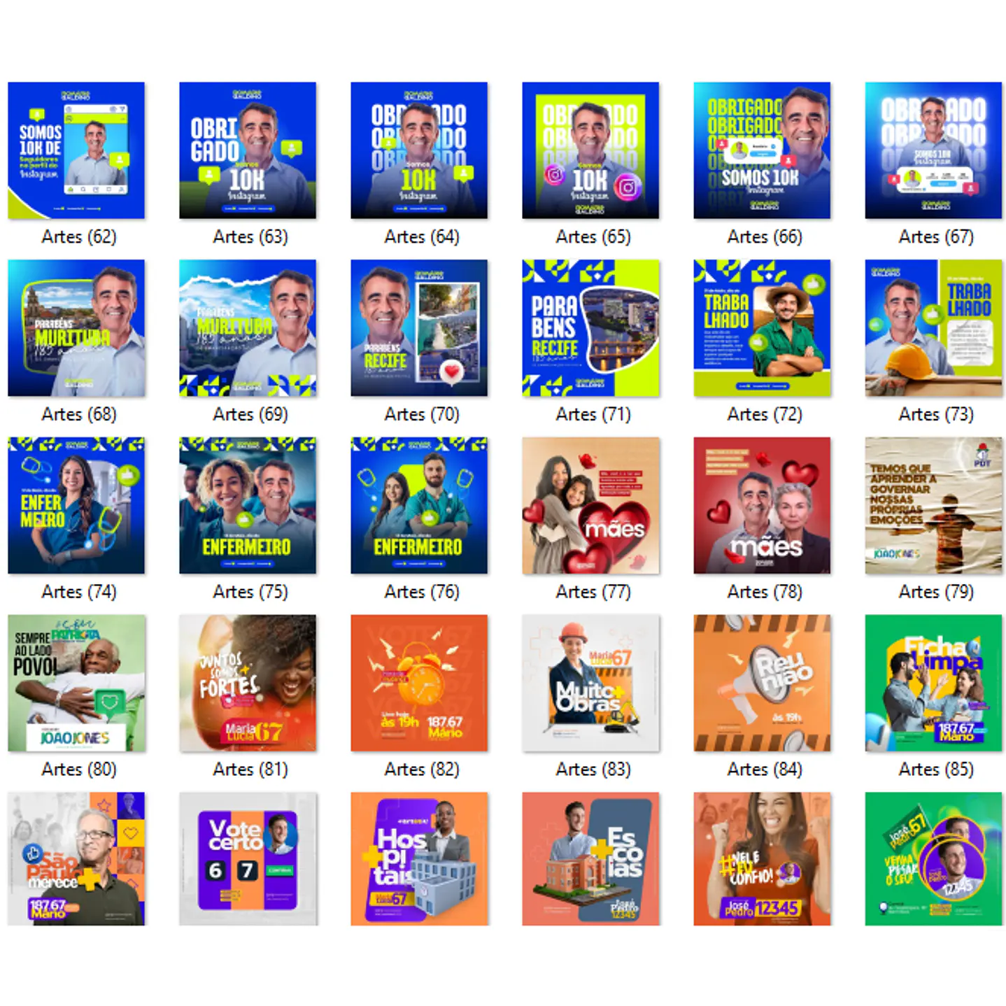 Pack do Candidato Editável com Canva - Políticas Eleições 2024  10