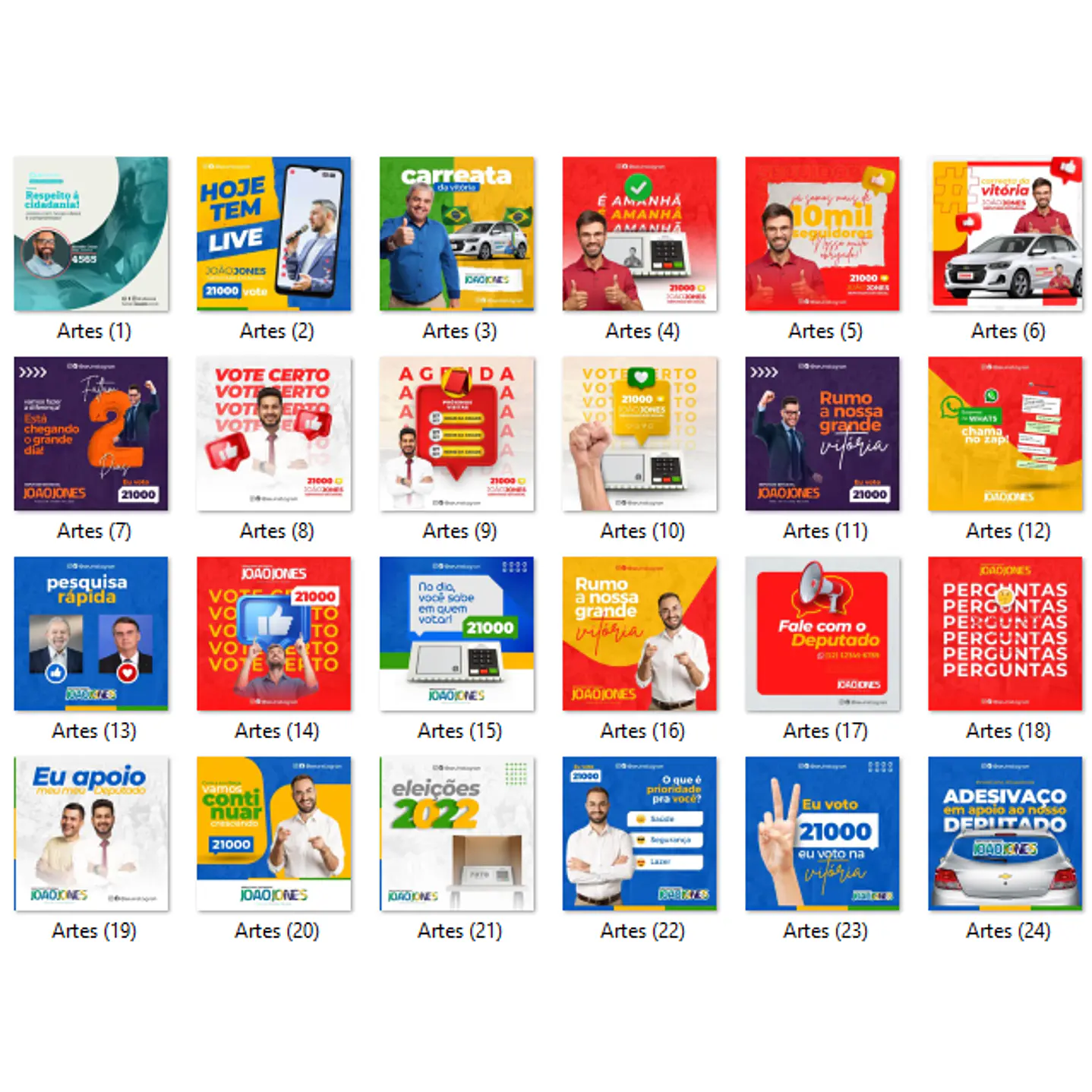 Pack do Candidato Editável com Canva - Políticas Eleições 2024  11