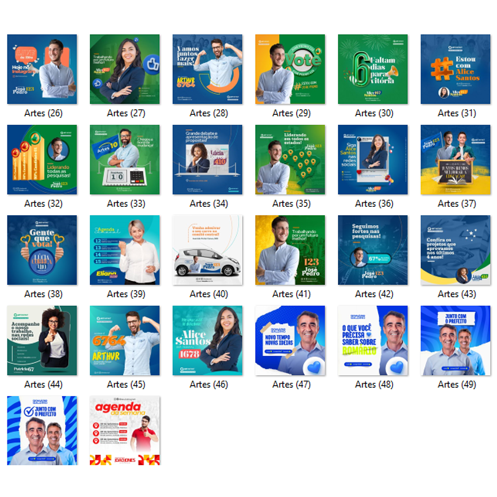 Pack do Candidato Editável com Canva - Políticas Eleições 2024 