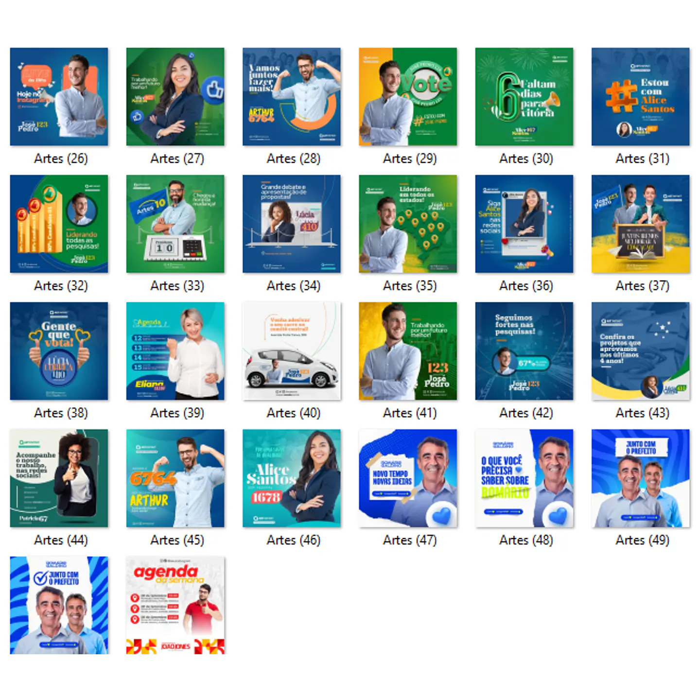Pack do Candidato Editável com Canva - Políticas Eleições 2024  14