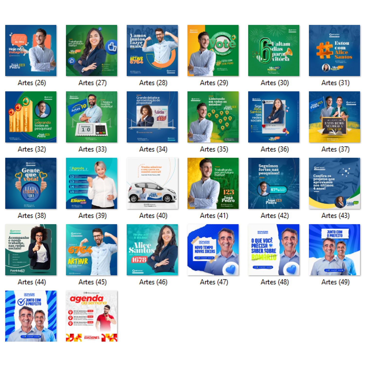 Pack do Candidato Editável com Canva - Políticas Eleições 2024  14