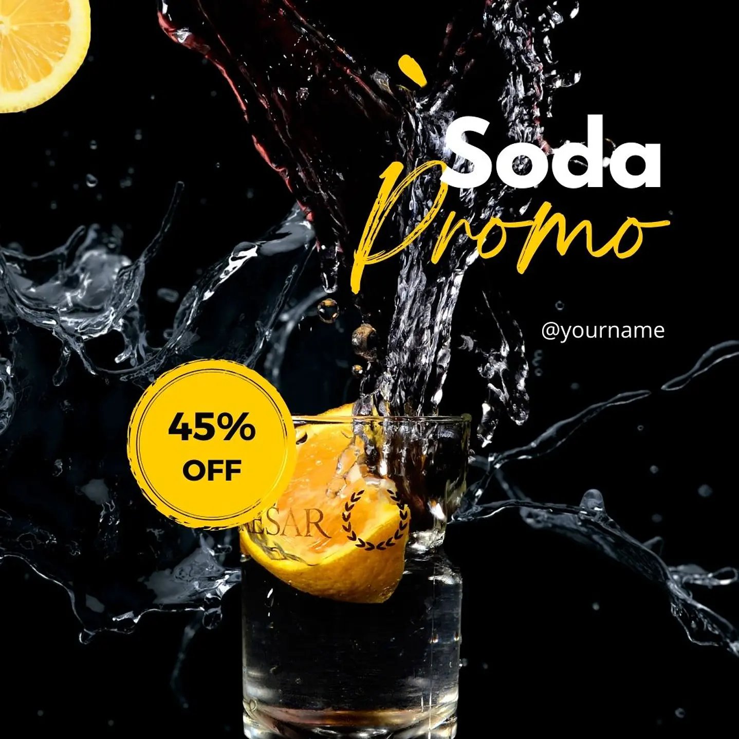 250 Modelos de Artes Comida - Editável com Canva 19