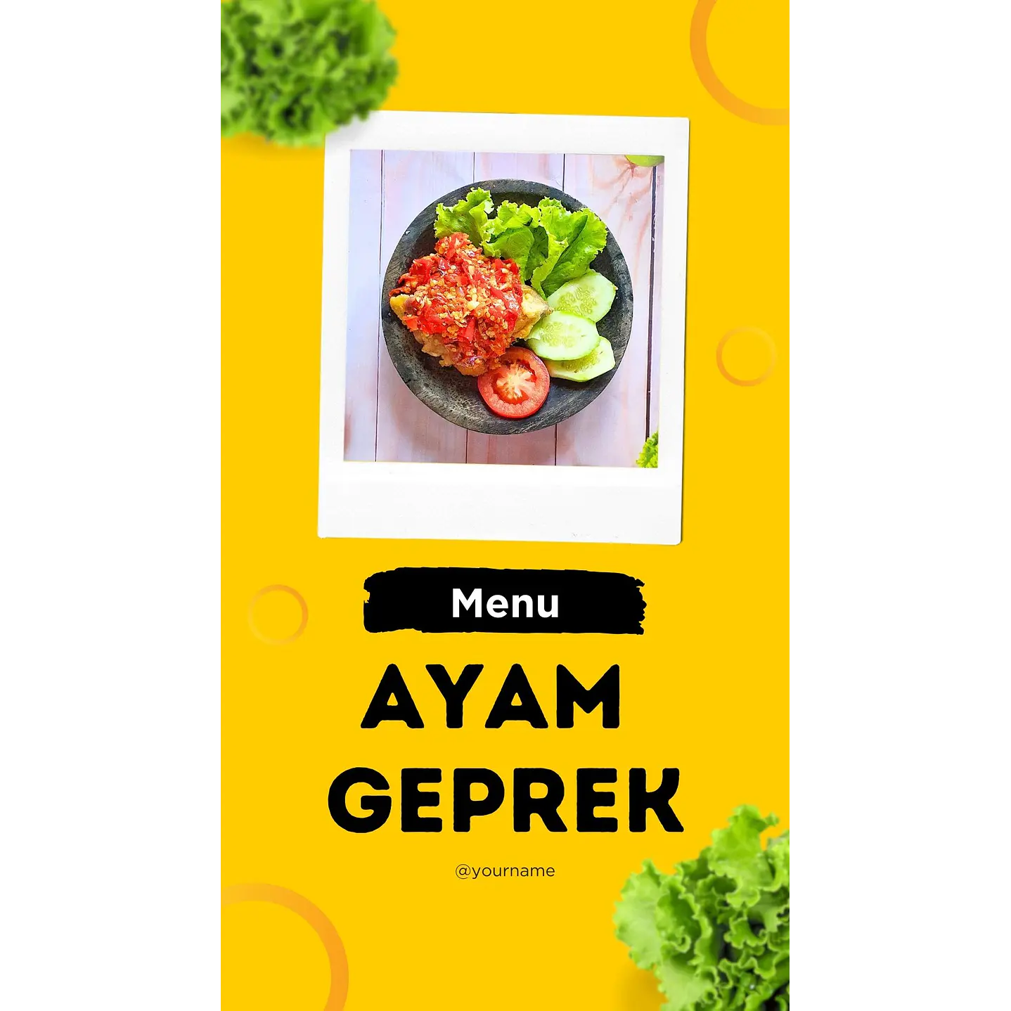 250 Modelos de Artes Comida - Editável com Canva 35