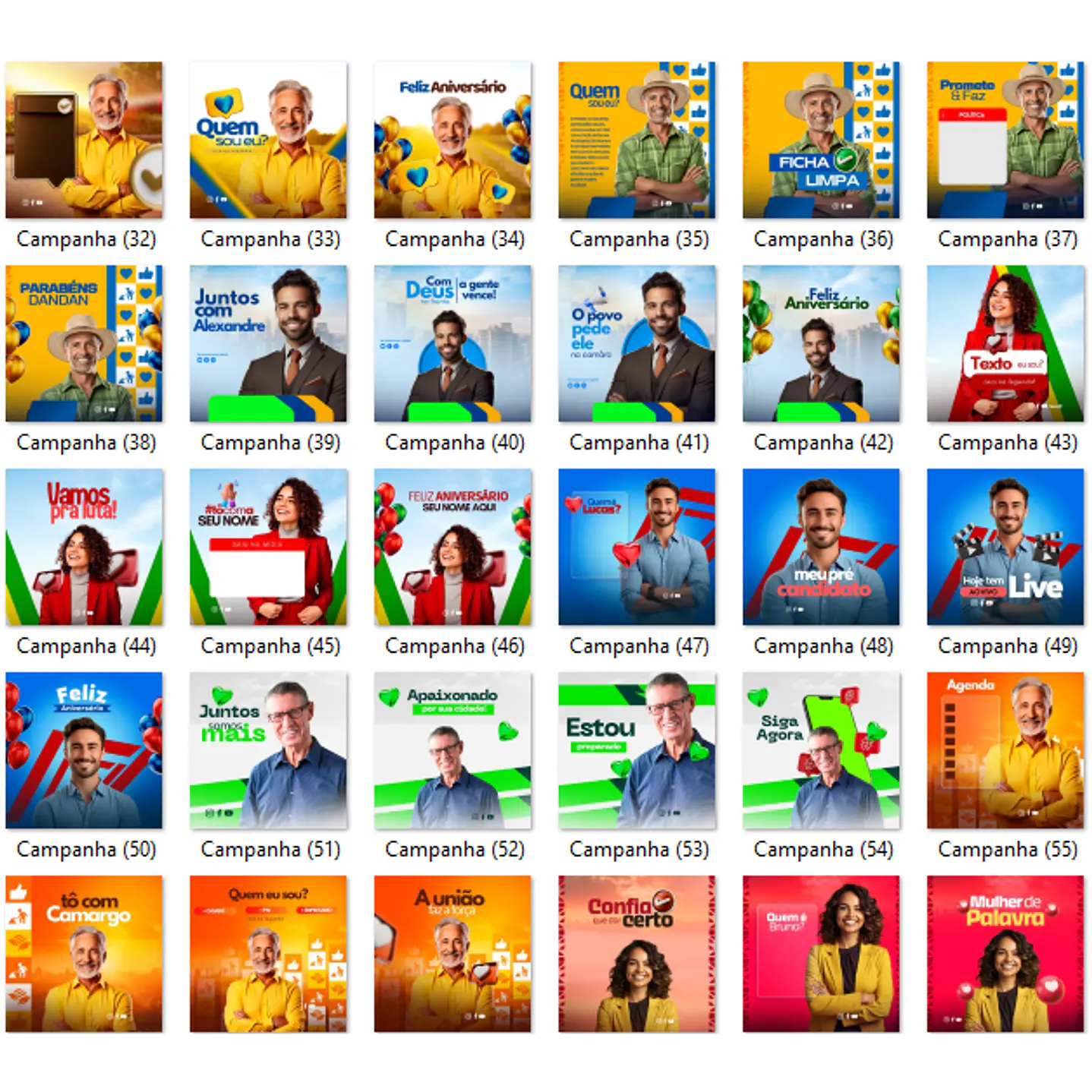 Pack do Candidato Editável com Canva - Políticas Eleições 2024 37