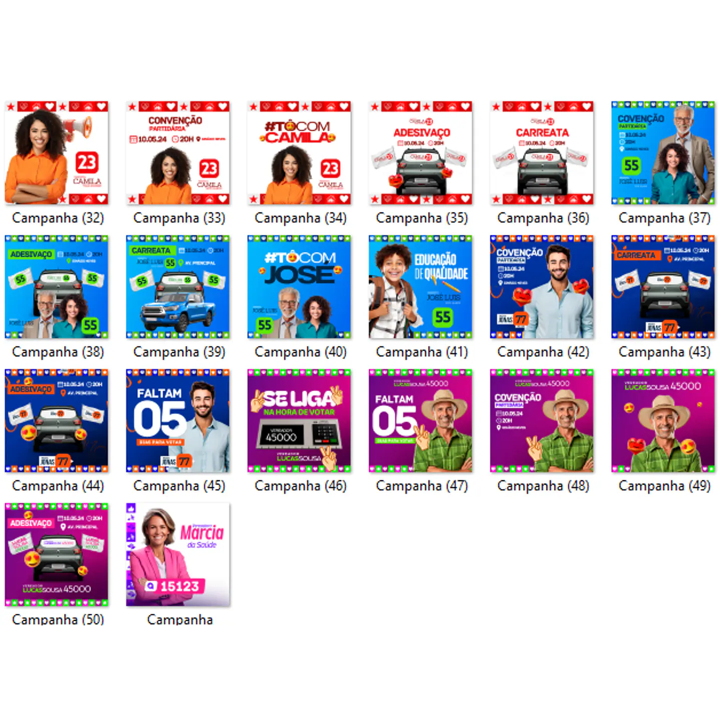 Pack do Candidato Editável com Canva - Políticas Eleições 2024 39