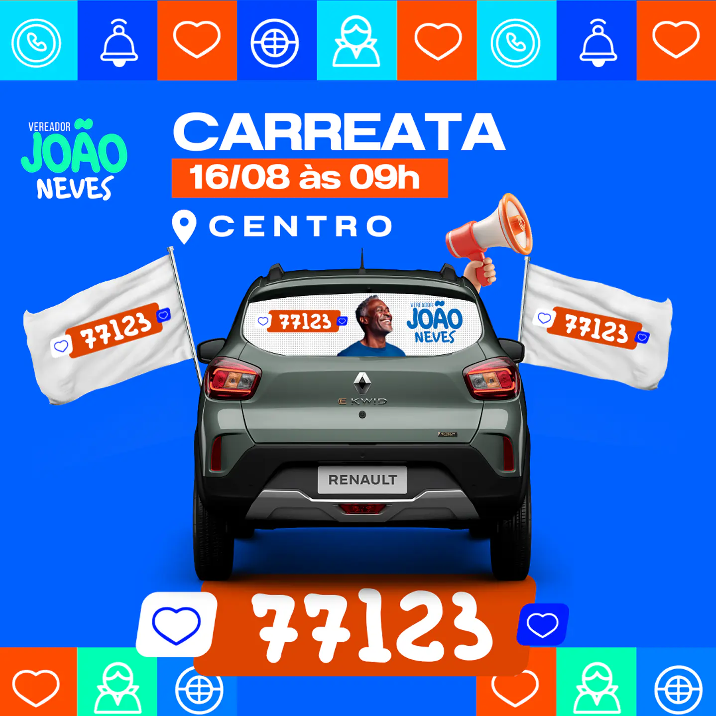 Pack do Candidato Editável com Canva - Políticas Eleições 2024 6