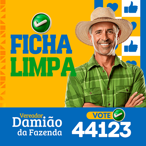 Pack do Candidato Editável com Canva - Políticas Eleições 2024