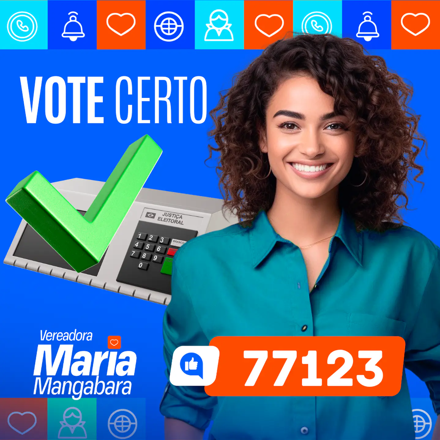 Pack do Candidato Editável com Canva - Políticas Eleições 2024 9