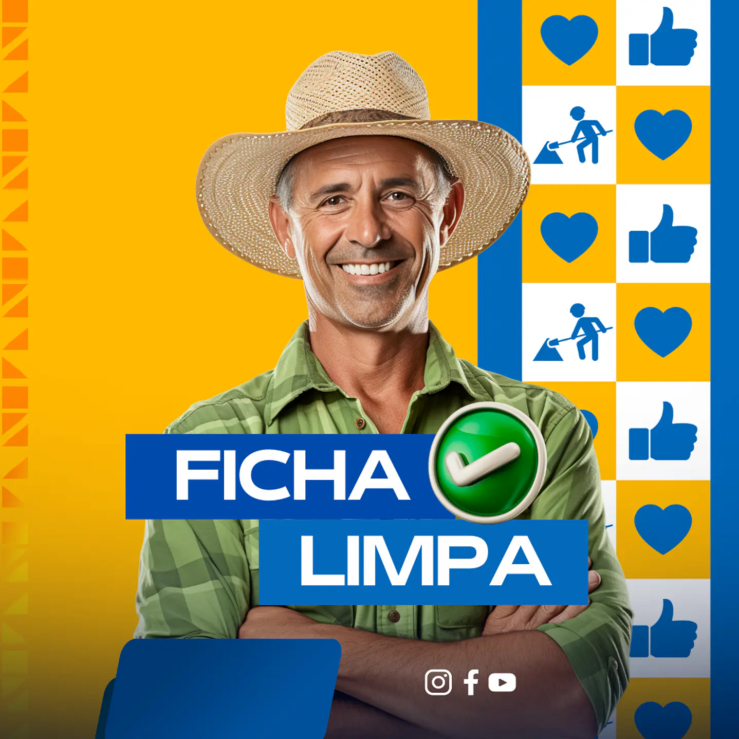 Pack do Candidato Editável com Canva - Políticas Eleições 2024 12