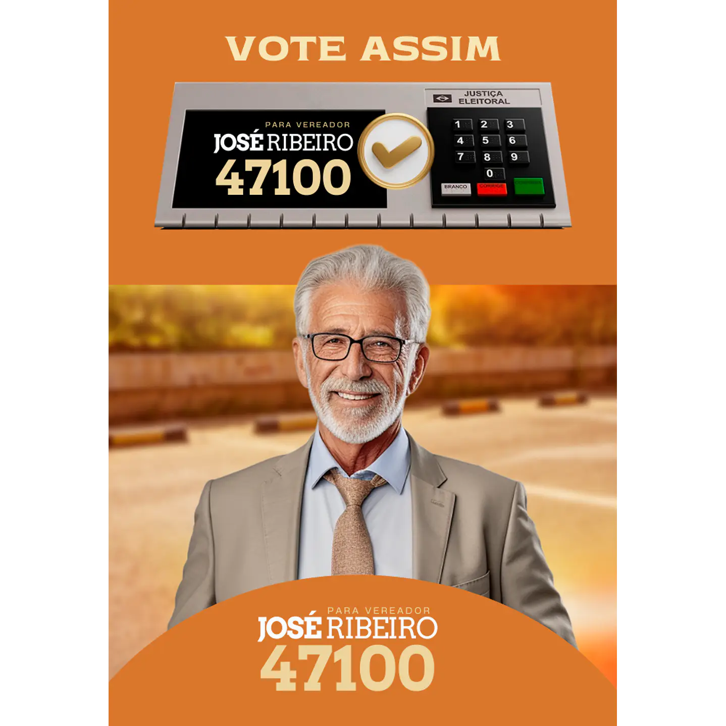 Pack do Candidato Editável com Canva - Políticas Eleições 2024 25