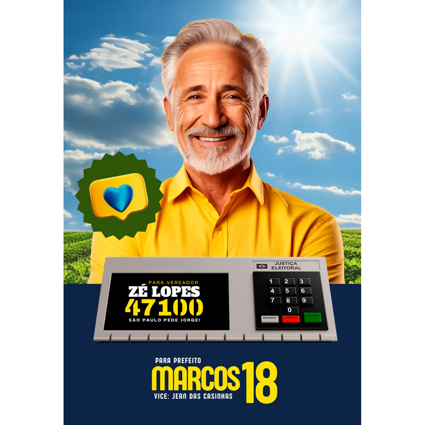 Pack do Candidato Editável com Canva - Políticas Eleições 2024 27