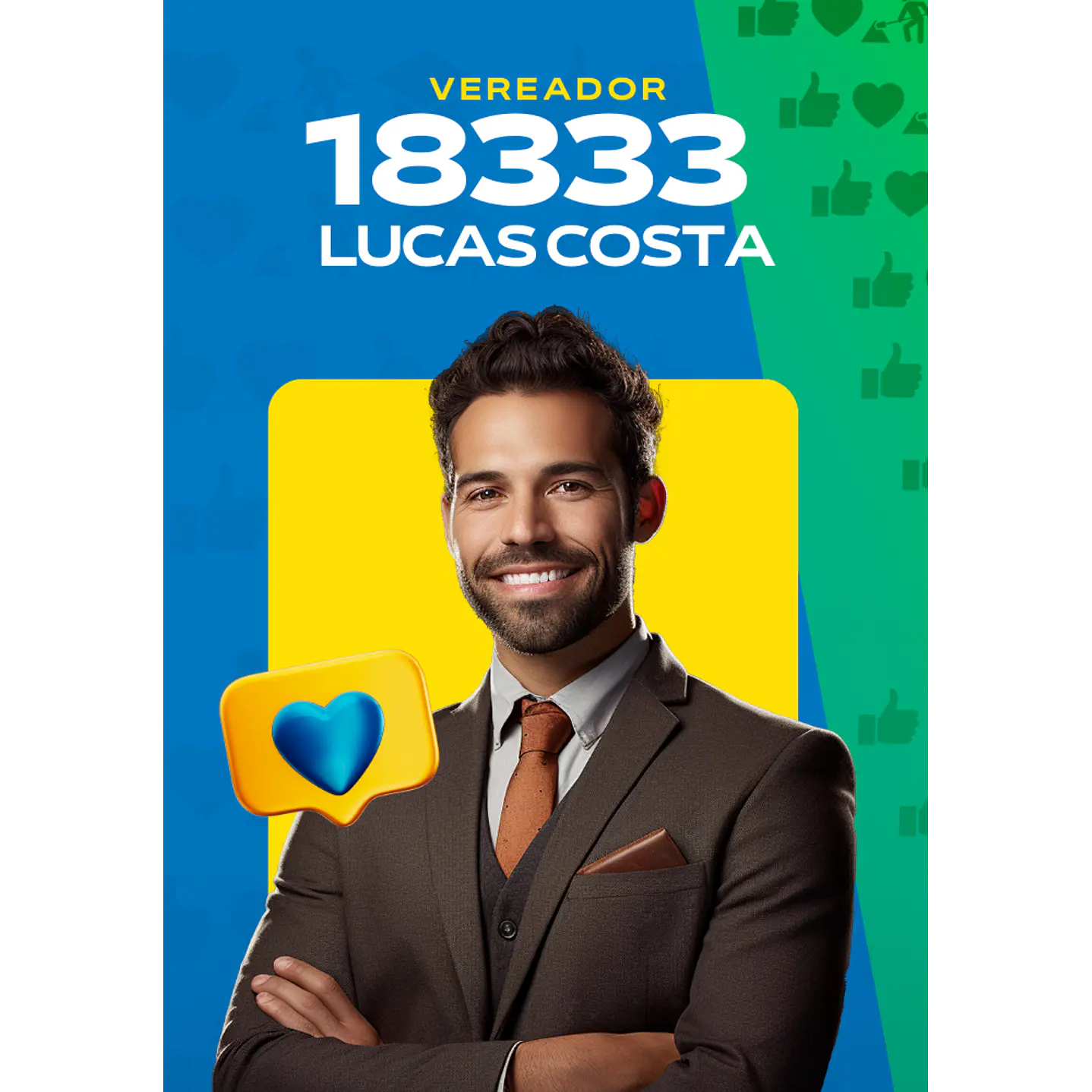 Pack do Candidato Editável com Canva - Políticas Eleições 2024 29