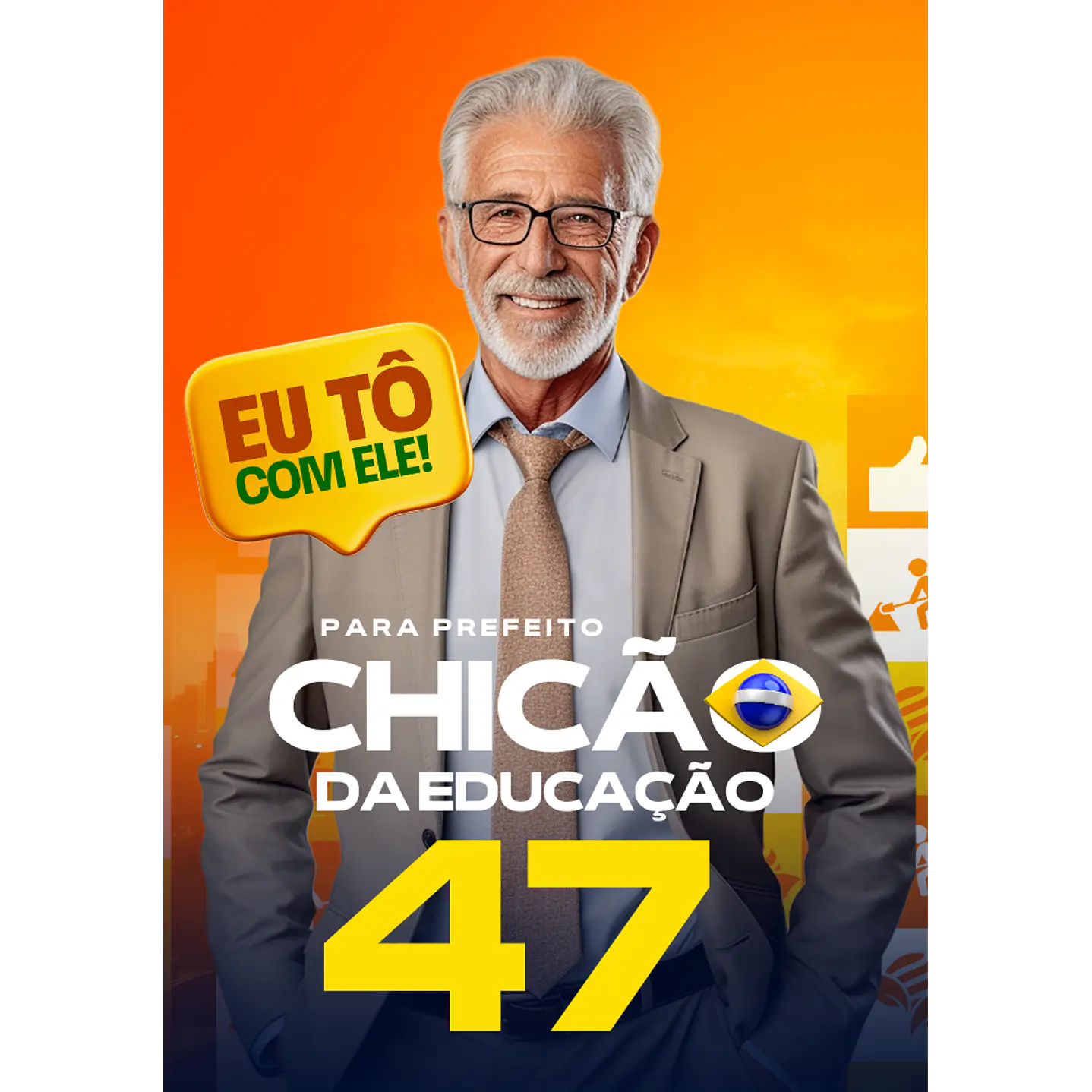 Pack do Candidato Editável com Canva - Políticas Eleições 2024 31